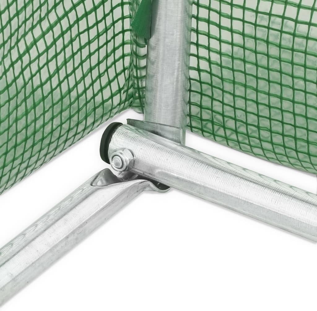 472.4"x118.1"x 78.7",Large Walk-in Outdoor Greenhouse,PE mesh Cloth,Galvanized Steel Frame,Window,Door,Green ( Color : Green , Size : 49.2' x 9.8' x 6.6' (W x D x H) )