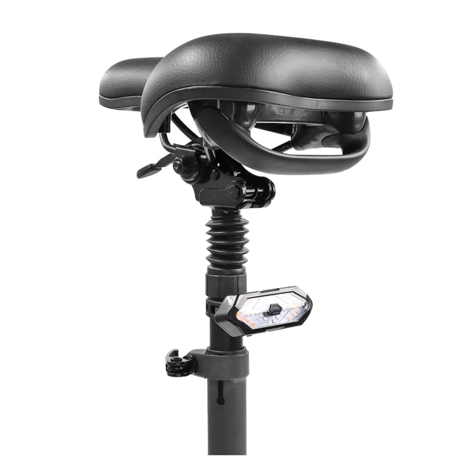 Fanale Posteriore Lampeggiante con clacson, Luce di Segnalazione a LED Compatibile con Ninebot Max G30, Monopattino Elettrico, Telecomando Wireless, lampade di Sicurezza
