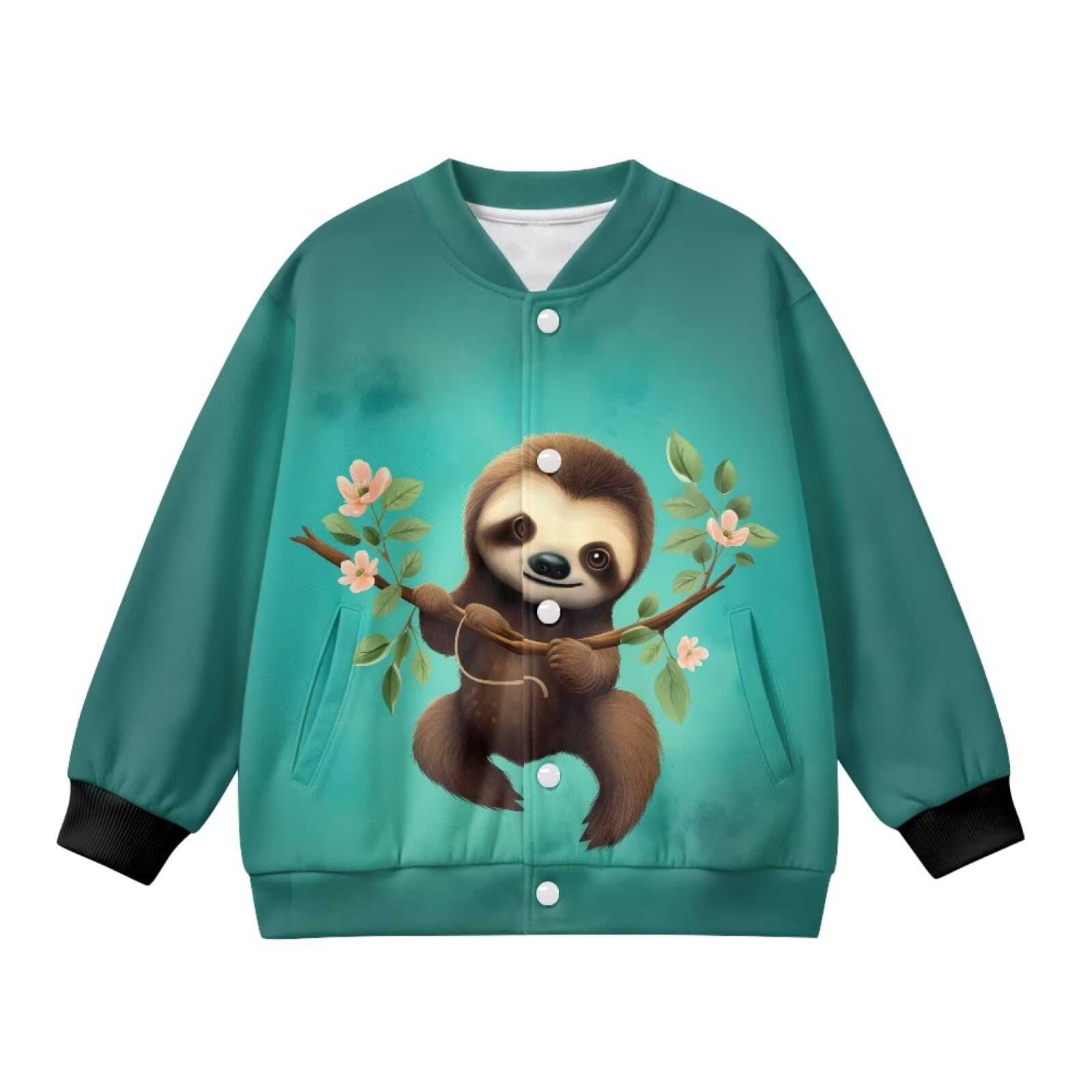 chaqlin Linda camiseta de béisbol de pollo perezoso de manga larga para niñas de 7 a 8 años, suéter divertido para jóvenes, camiseta de béisbol deportiva con bolsillo