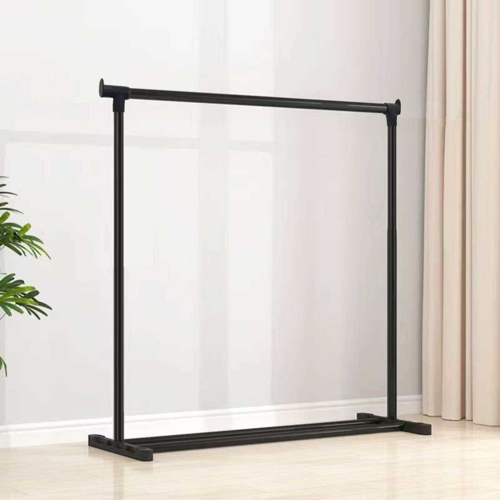 YeeBeny Dog Clothes Rack Organized with Dog Clothes Rack Perfect for Pet and Cat Clothes Hanger Rack, Garment Rack for Pets, Dolls, Baby (Black)