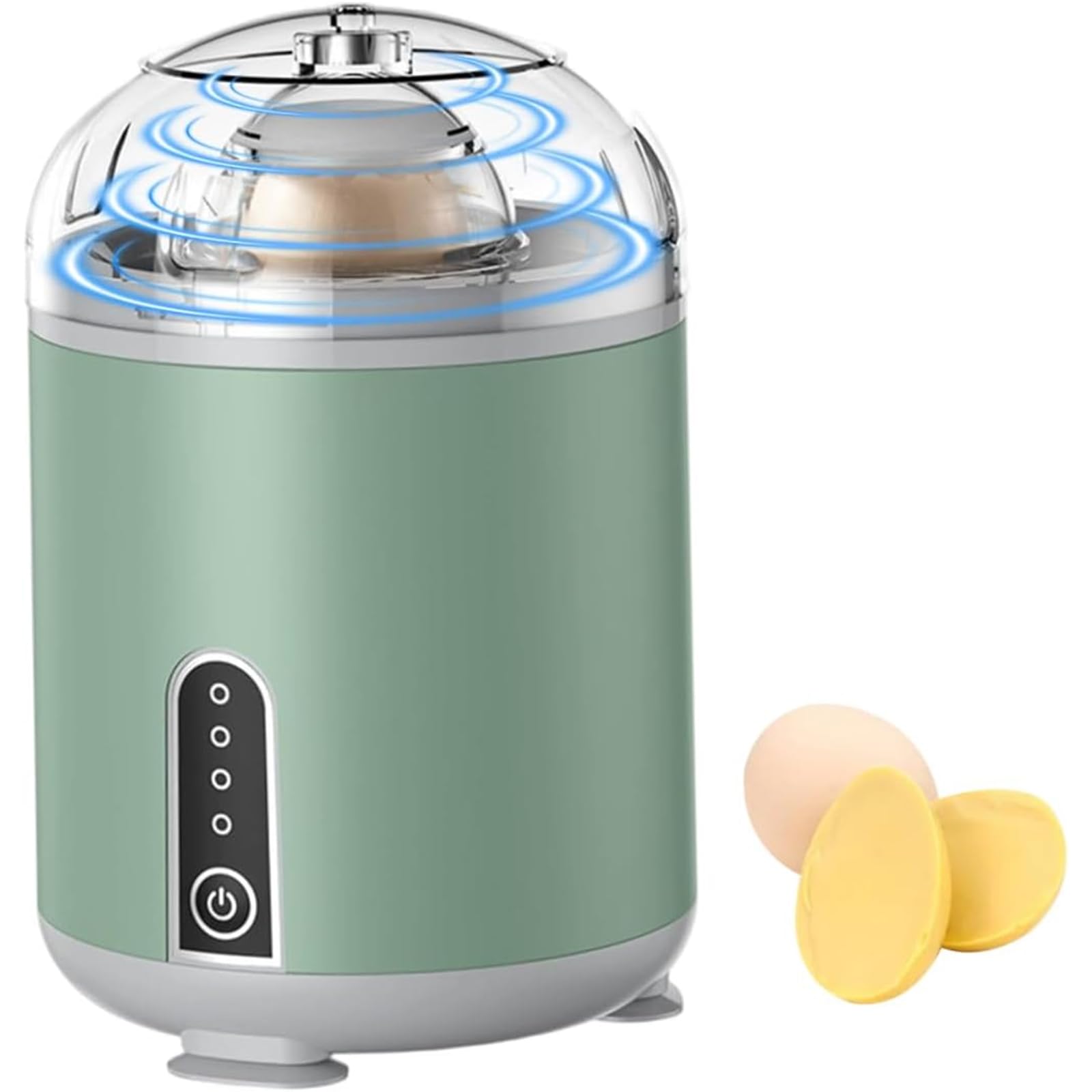 Appareil À Œufs Brouillés Rechargeable avec 2 Modes Mélange Et Base Antidérapante. Brouillez Vos Œufs Efficacement Et sans Effort. Facile À Utiliser Grâce Sa Rotation Adaptée Aux Petits,Vert