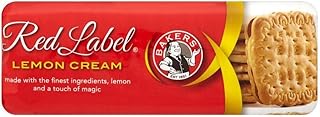 Bakers Red Label Lemon Creams Biscuits (200g) - Pack of 2