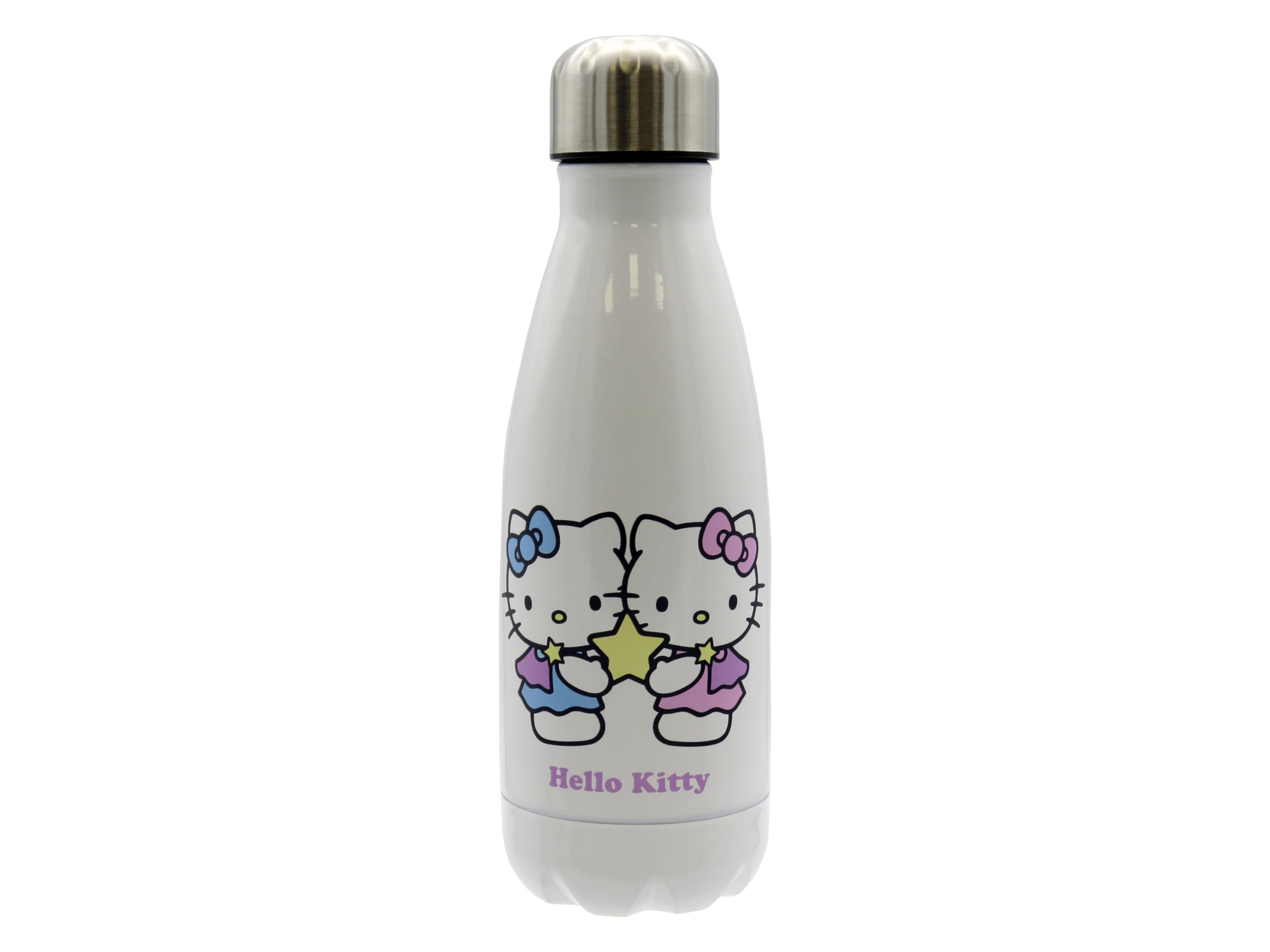 CyP Brands Hello Kitty, Sanrio, Bottle, Water Bottle, Bottle, Bottle, Horoscope, Gemini, 550 ml, White Official Product