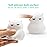 Glinrui Owl Night Light Baby Bedside Lamp Child, Silicone Nursery Lamp for Breastfeeding Bedroom Mood Lights, Eye Caring, Adjustable Brightness & Color, Time Setting, Holiday Gifts - Medium