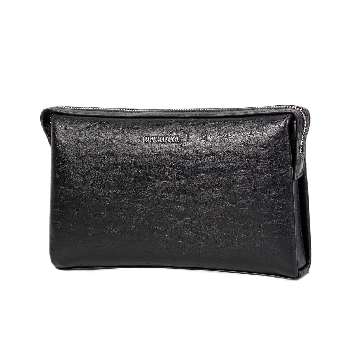 Balidiya Men Clutch Bags Genuine Leather Purse Wallet Large Capacity Business Card Organizer Purse…