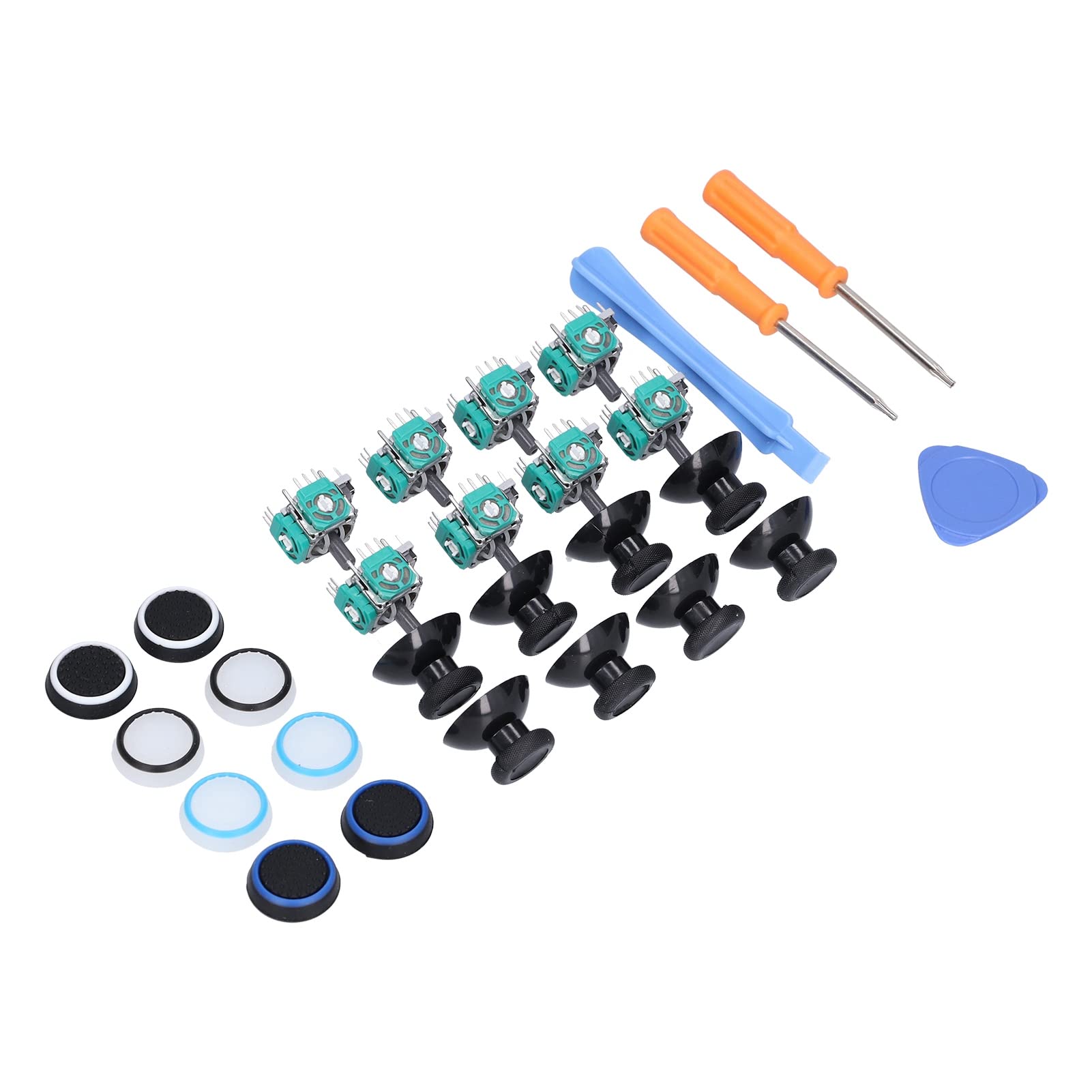 Zapasowy Zestaw Joysticka Analogowego do Kontrolera do One, Części Naprawcze 3D Drążek Bezprzewodowy Kontroler Bezprzewodowy Moduł Czujnika Kołyskowego ze(QM21071011 (czysty