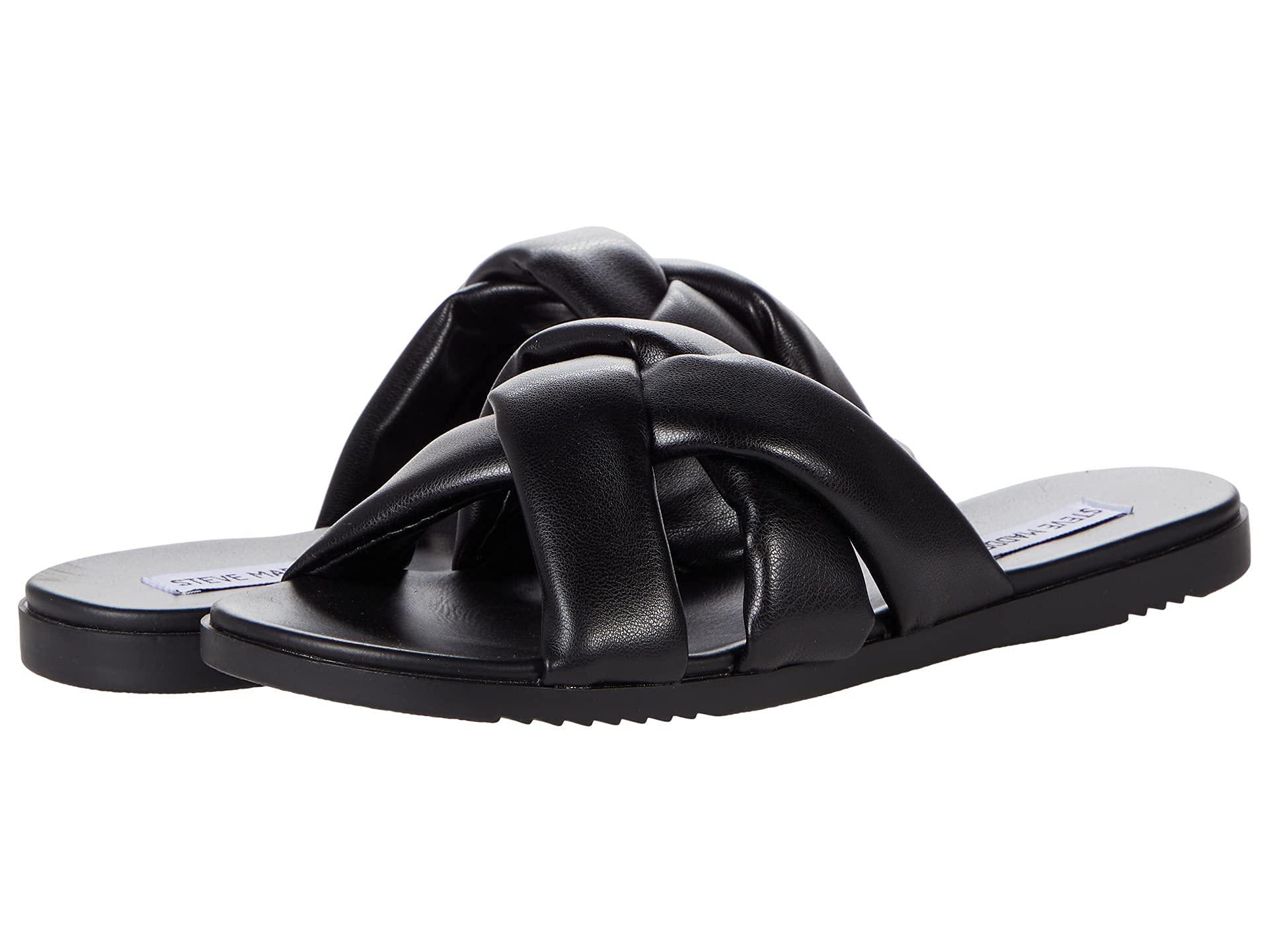 Steve Madden Salim Sandal Black 8 M