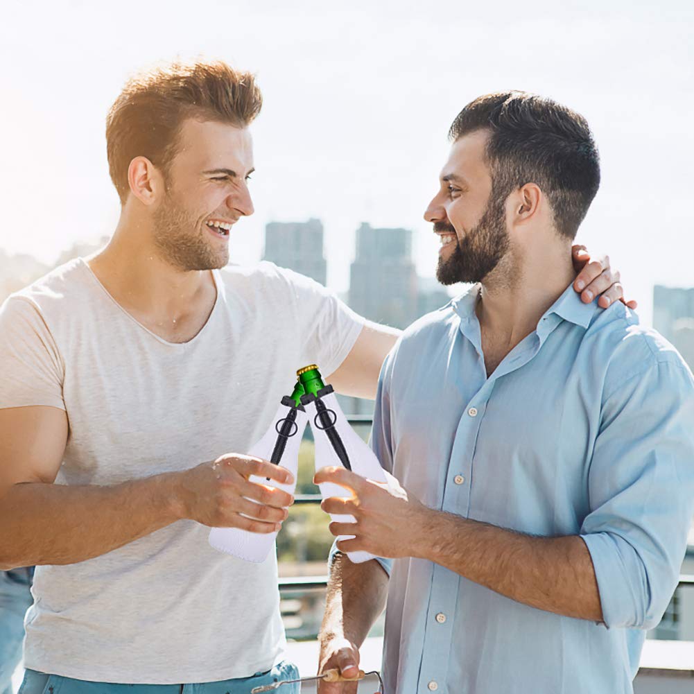 Bottiglia di birra | Giacche isolate per bottiglie – Giacca per bottiglie con cerniera, manica porta bottiglie di birra, coperture spesse per bevande e birra
