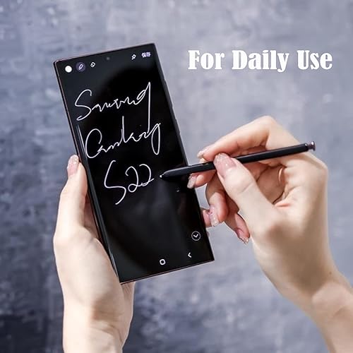 Miniatura 7 de Paquete de 2 para Galaxy S22 Ultra Pen de repuesto para Samsung Galaxy S22 Ultra 5G, Galaxy S22 Ultra Stylus S Pen + Pinzas sin Bluetooth (negro)
