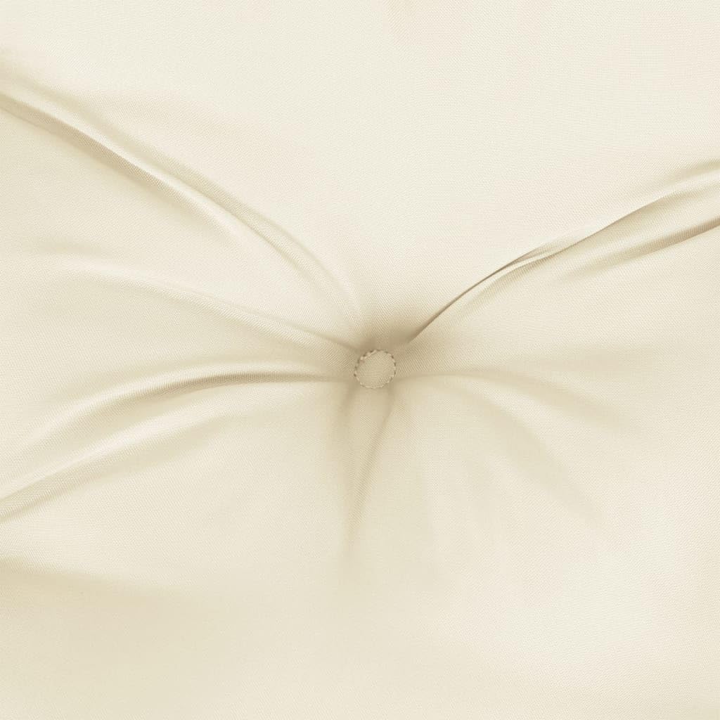 vidaXL Cuscino per dondolo in tessuto bianco crema 150 cm