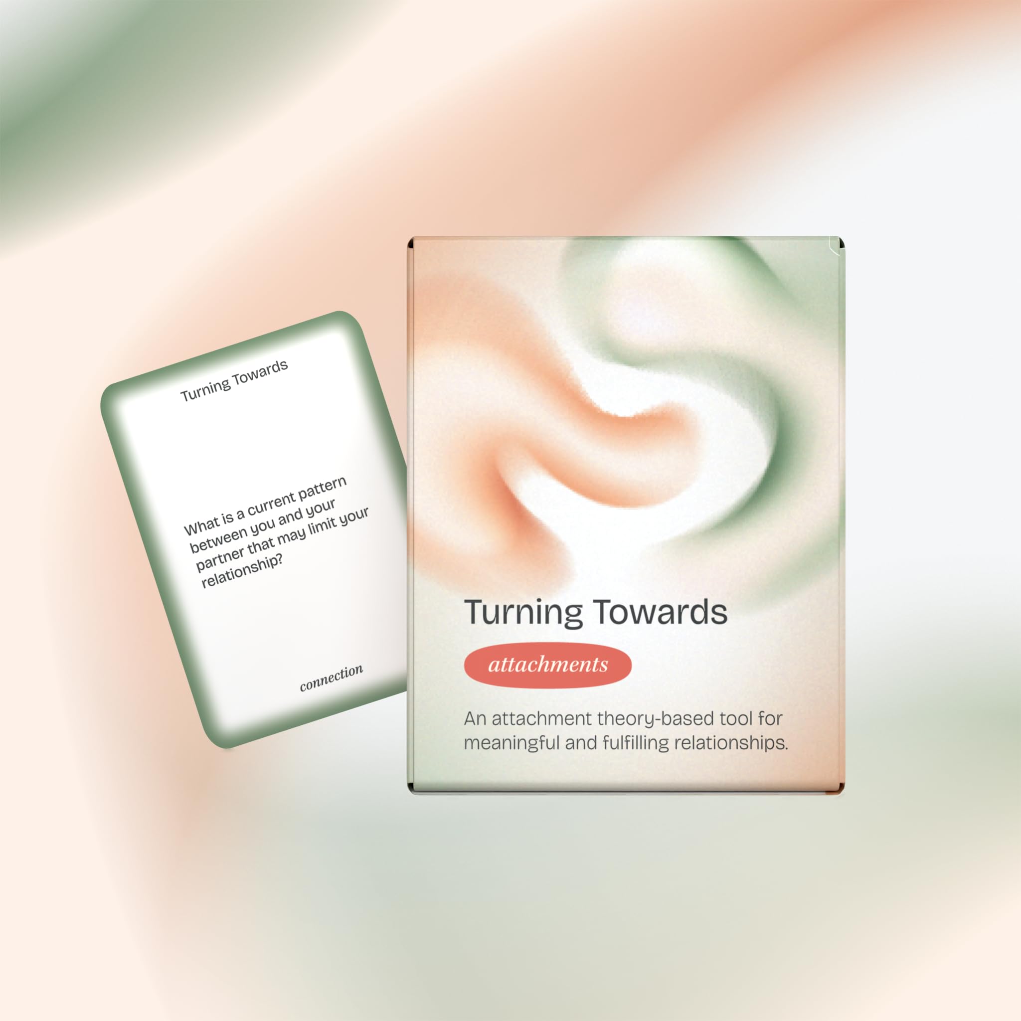Turning Towards | Attachments, 199 Questions Based on Attachment Theory for Relationships/Couples - A Researched Based Therapeutic Card Game/Tool/
