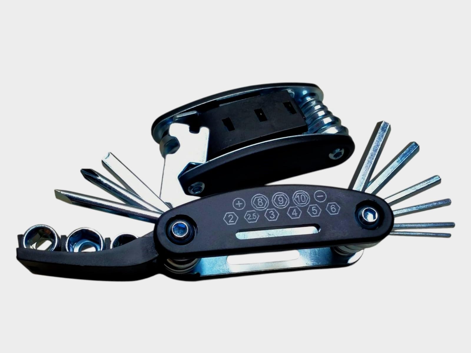 CYIDER 16-in-1 Bicycle Repair Tool Kit | Compact Foldable Cycle Toolkit for Men | Allen Key, Spoke Wrench, Screwdrivers, Sockets | MTB & Road Bike Accessories Set 3