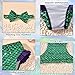 3-6 Month Infant Baby Girl Mermaid Ruffled Swimsuit Bathing Suits Two Piece Bikini Set Swimwear Beachwear 0-6 Months