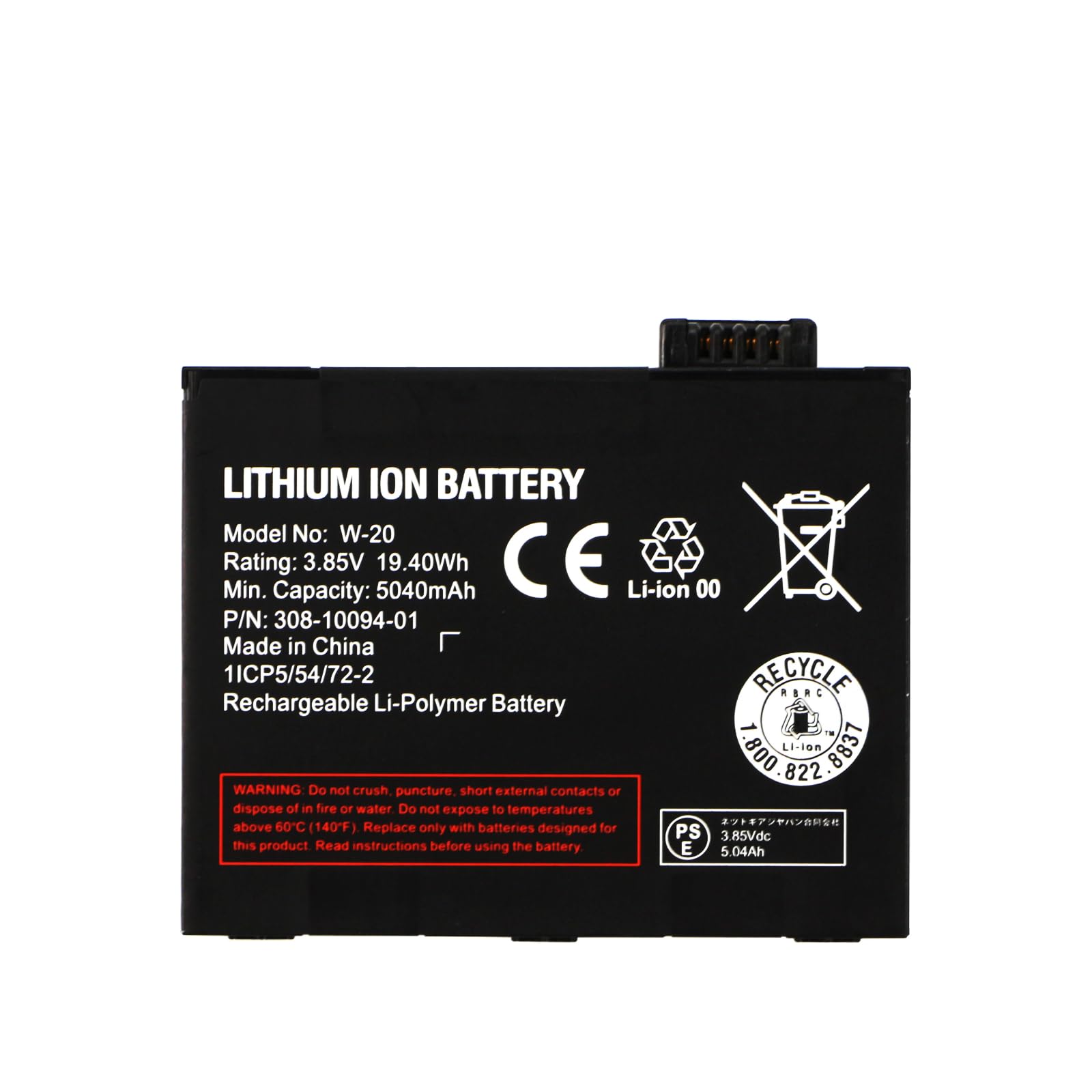 Batterie de rechange pour Netgear Nighthawk 5G Mobile Hotspot MR5100 - MR5200 - MR6150 - MR6500 | W-20 | 1ICP5/54/72-2 | [5040mAh]