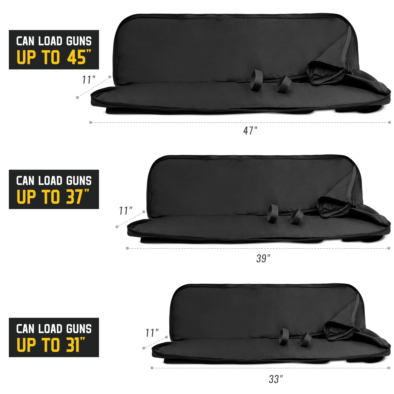 Snapklik.com : SHOATTAKEEN 33” / 39”/ 47” Rifle Case Soft Bag Gun Case ...
