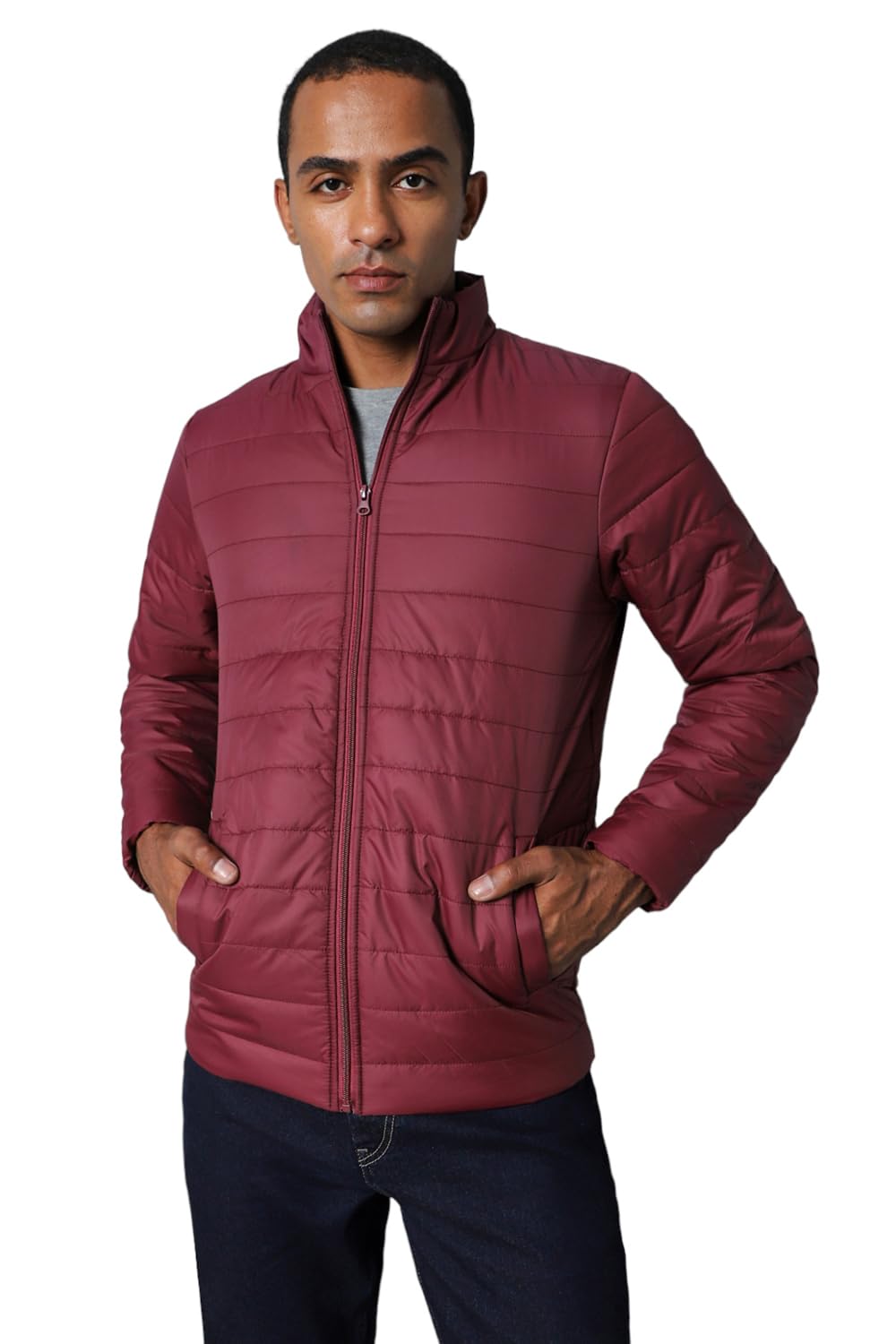 high star Men's Cotton Full Length Puffer Jacket HSMJKS3309A_MN-picture-12