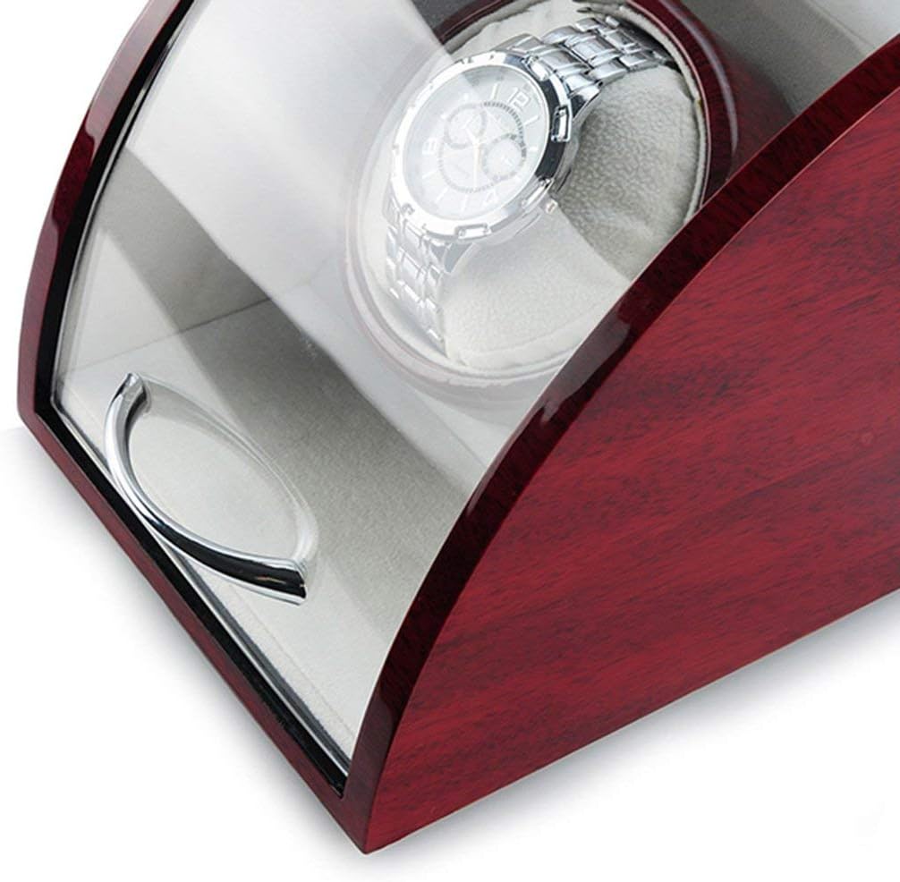 LSLYTQ Watch Winders Watch Winder Boxes Single-Table Automatic Mechanical Watch Box Mute Turntable Watch Box Watch Winder Watch Box,A Needed