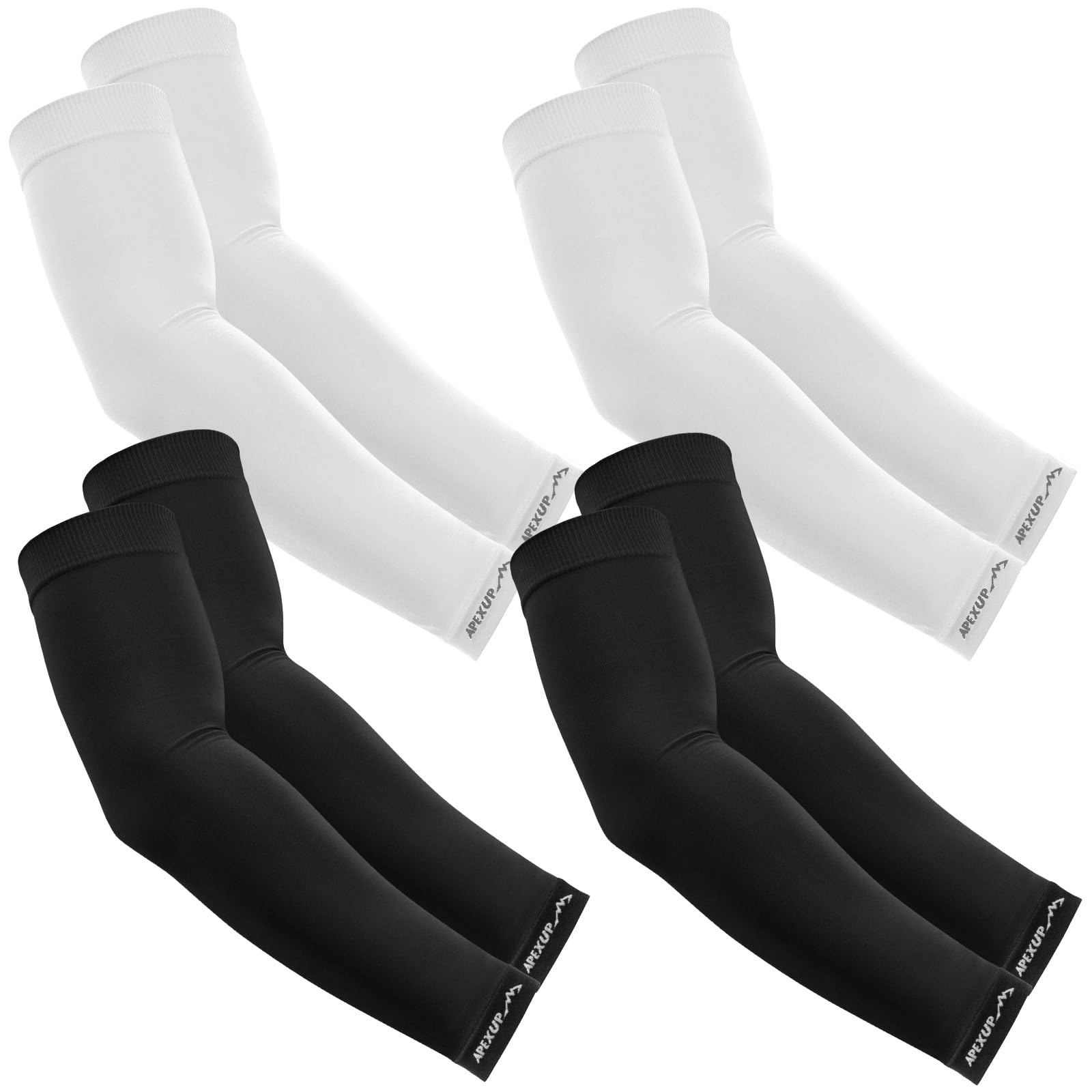 APEXUP Cooling Arm Sleeves for Men Women, UV Sun Protection UPF 50