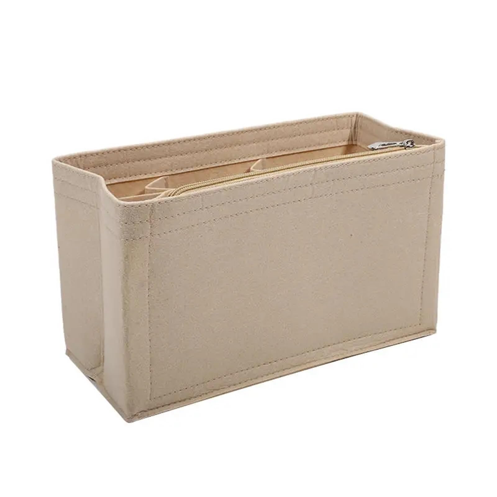 2 uds. Forro de fieltro, bolso organizador, mano, interno, partición bolsillo multicapa para Insertar Cartera