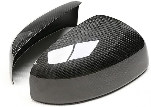 Miniatura 4 de Cubierta de espejo retrovisor lateral para 2009-2020 Nissan 370Z Z34 fibra de carbono negra