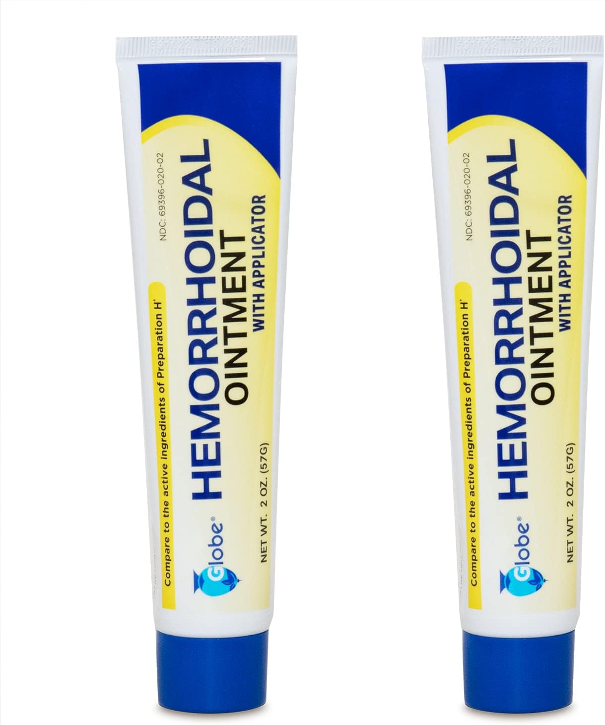 Hemorrhoidal Ointment w/Applicator (2 oz), Relief from Burning, Itching, and Discomfort, (2 - Pack)