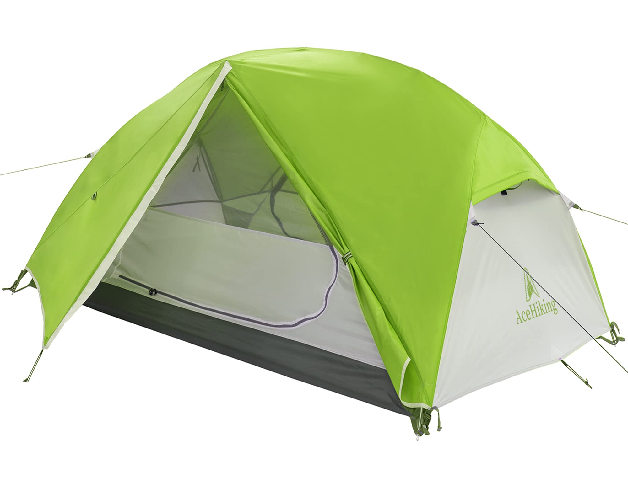 2 & 3 Person Camping Tent Lightweight Backpacking Tent Waterproof Windproof 3 Season Easy Setup Two Doors Hiking Tent for Camping Outdoor Mountaineering Travel