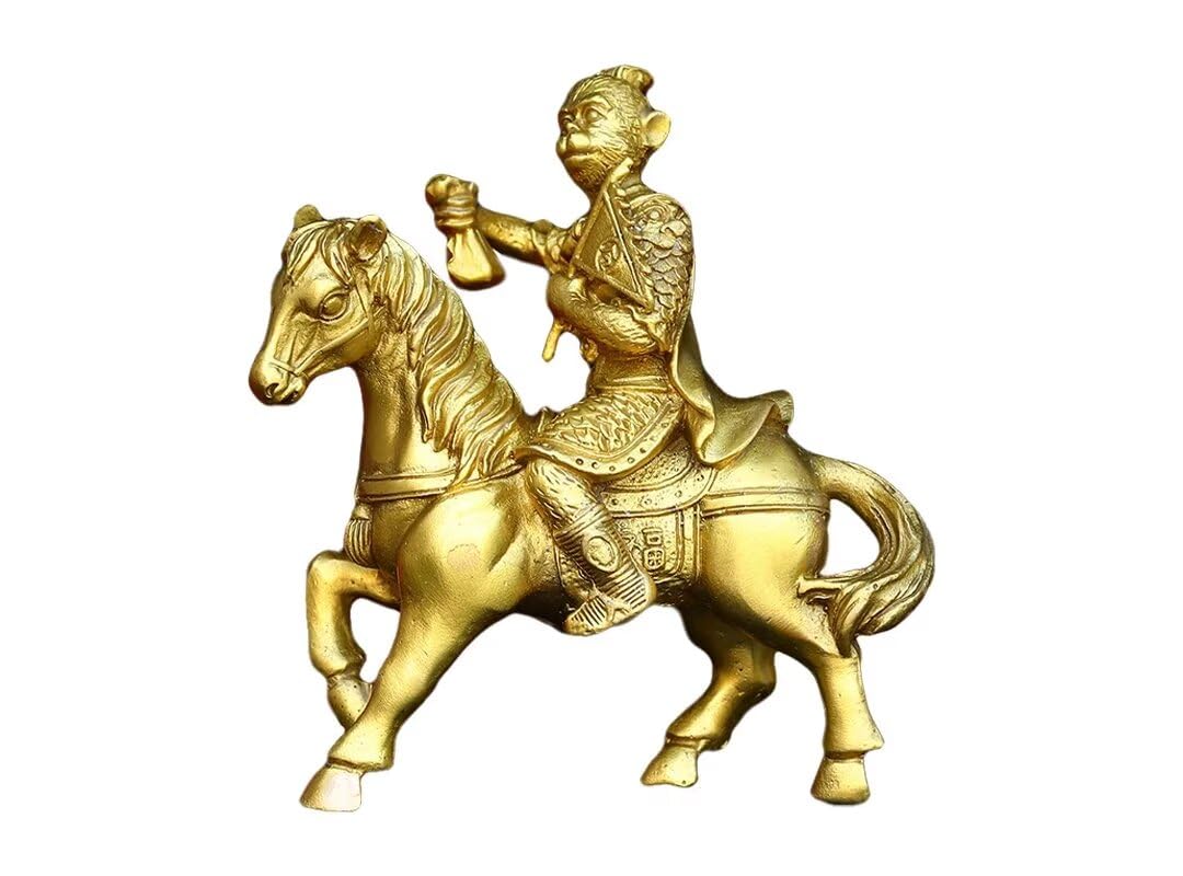 GLETSF Chinese Brass Loong Sculpture Pure Copper Feng Shui Dragon Statue Home OfficeDesktop Bringing Good Luck Decor 4.3 * 1.4 * 5.5IN 1.2LB,27#-9.8 * 2.8 * 11IN 5.3LB