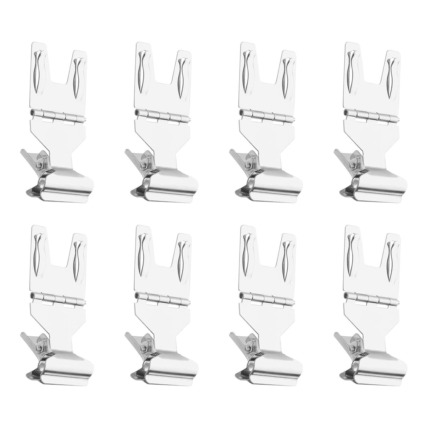 8 Pcs Metal POP Clip Sign Clips Stand Holder, Store Price Tag Card