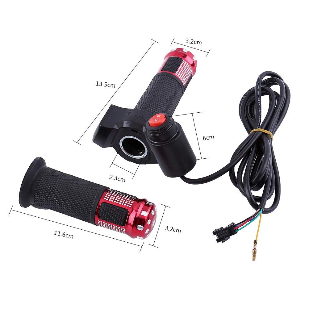 Manopola Acceleratore Bici Elettrica Alomejor Set Manopole Ebike Con