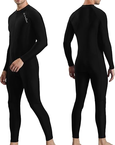 Miniatura 6 de OMGear Piel de buceo para mujeres y hombres, traje de baño de cuerpo completo, transpirable, de secado rápido, traje de buceo, protección UV,
