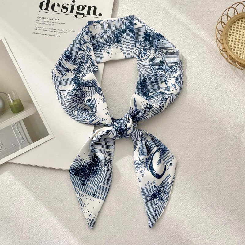 Letters Purse Scarf Handbags Skinny Twill Hair Scarves Narrow Neck Band Women Fashion Accessories Bag Charms4