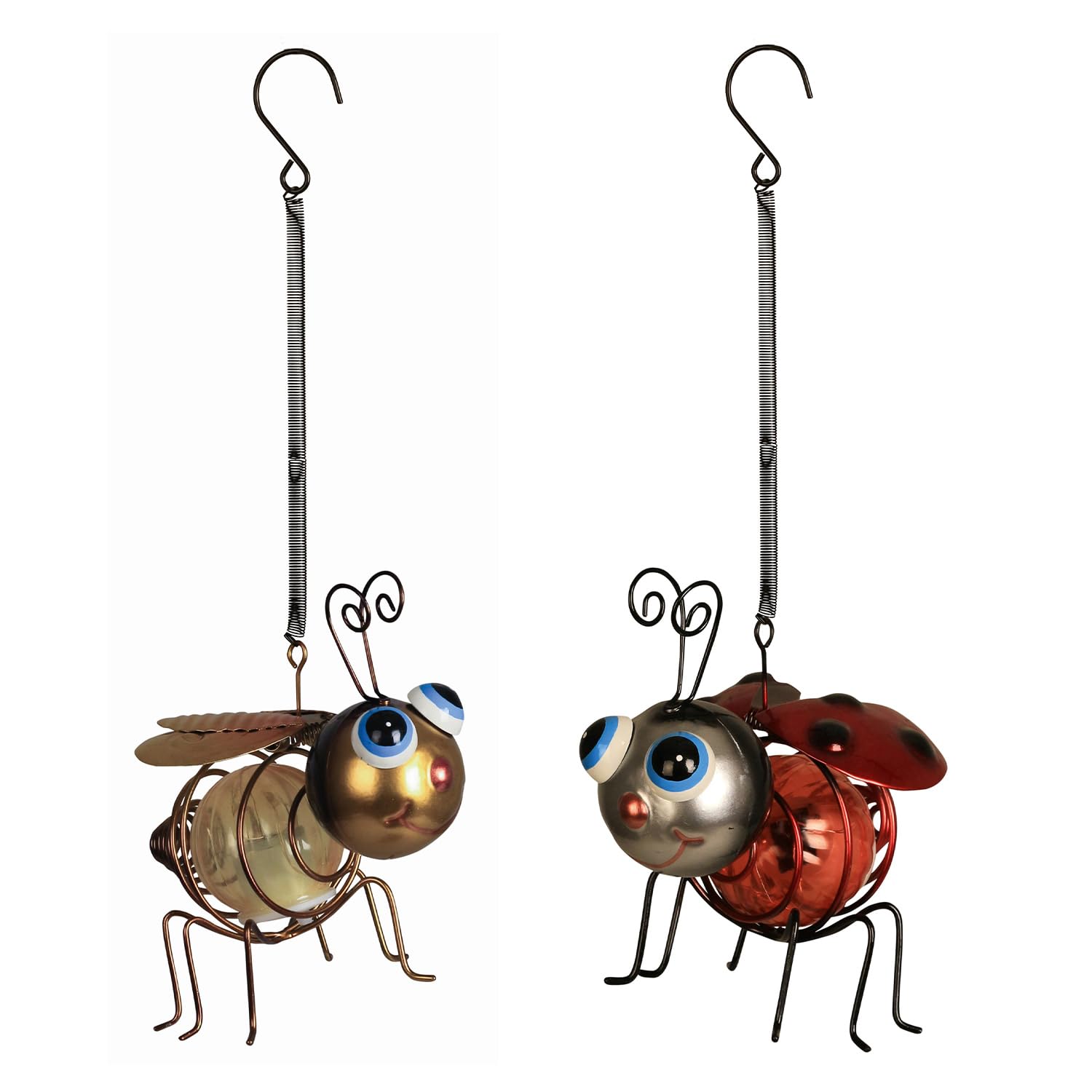 Luxform Lampes solaires suspendues Metal insect Abeille et coccinelle - 24204.000.01