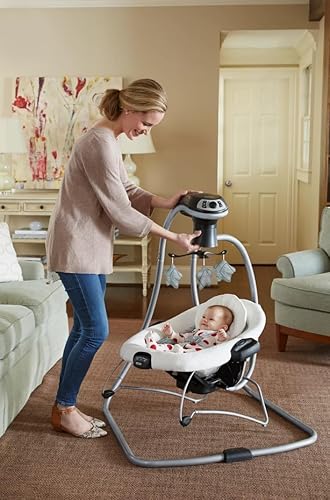 Miniatura 4 de Graco DuetConnect Swing & Bouncer LX con Multi-Dirección, Asher