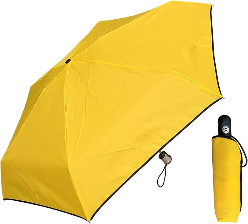 RainStoppers Umbrellas Girls' Standard Umbrella, Yellow