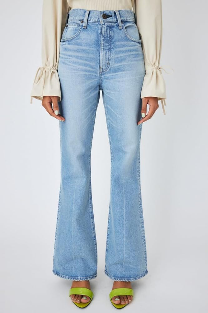 美品MOUSSY MVS FLAREフレア デニム ライトブルー 24 MOUSSY | MVS L/BLU FLARE (フレア ) |SHEL'TTER WEBSTORE