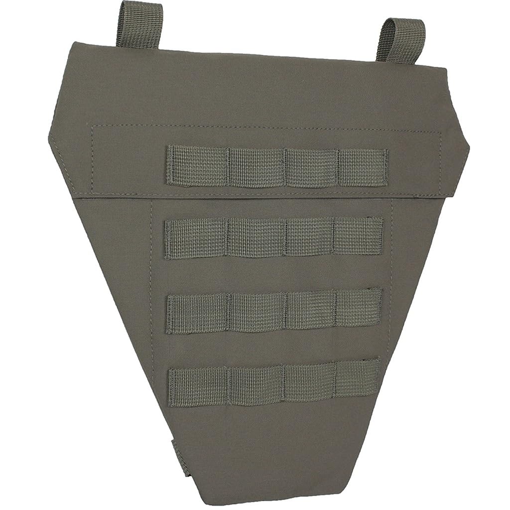 AQzxdc Tactical vest tactical crotch guard bag，Tactical Front Lap Abdomen Panel Armor Coverage Crotch Groin Protective MOLLE Pouch(Green RG)