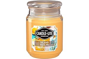 Fragrant Aromatherapy: Island Bellini Scented Candles (18 oz)