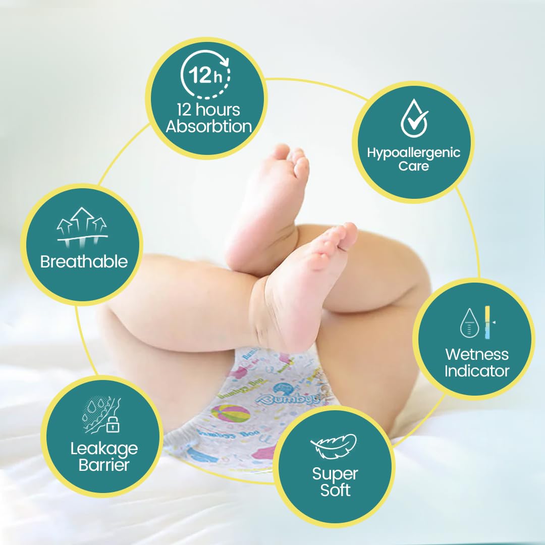 Pañales prémium para recién nacidos, talla 1 (2-5 kg/4-11 libras), paquete de ahorro de 198 unidades, sin productos químicos y dermatológicamente probados, pañales hipoalergénicos, suaves y