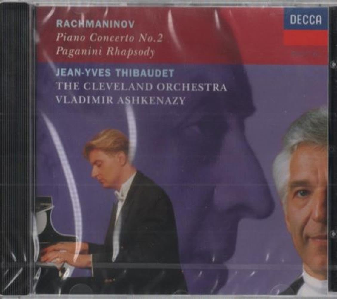 Piano Concerto 2/Paganini Rhapsody [Audio CD] Thibaudet; Ashkenazy and Cleveland Orch.