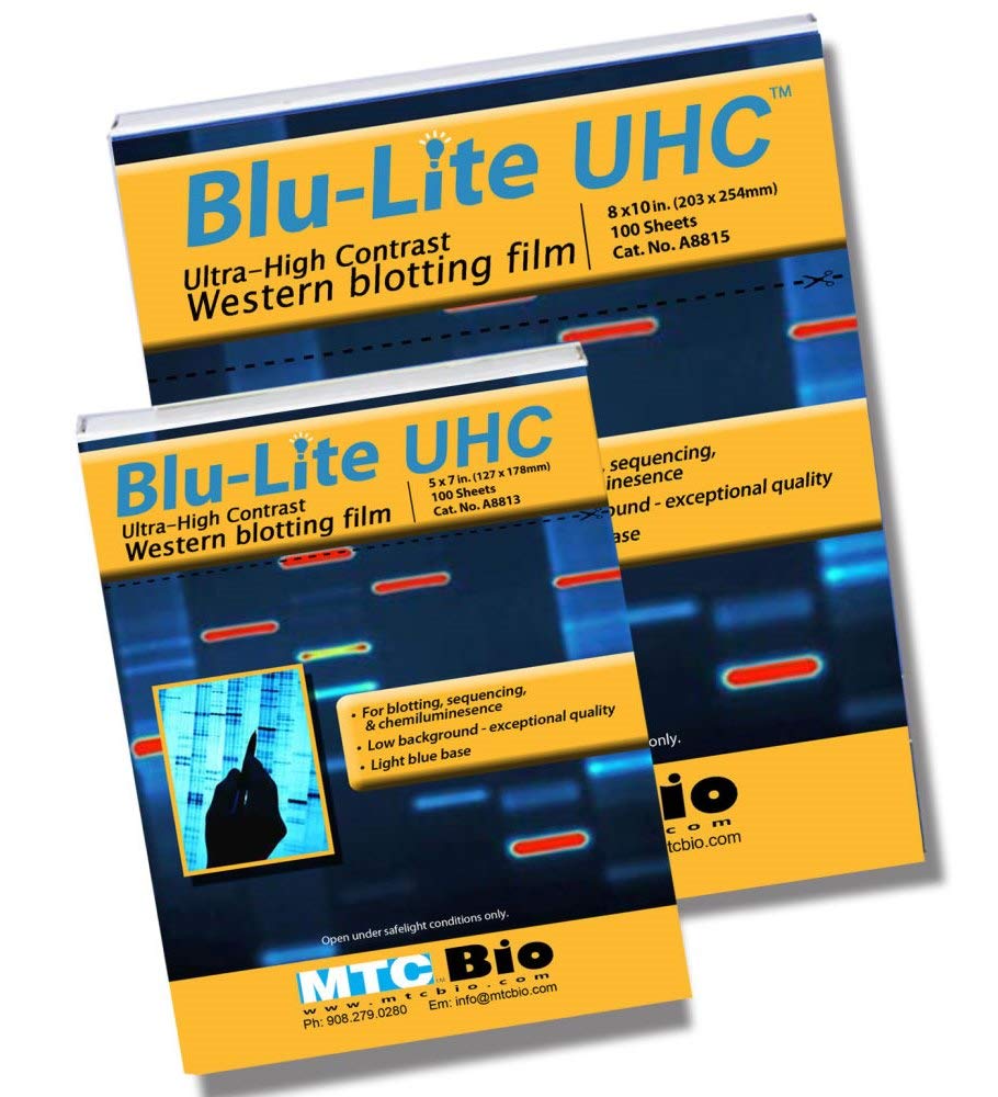 Blu-Lite UHC Western Blotting Film, 8x10
