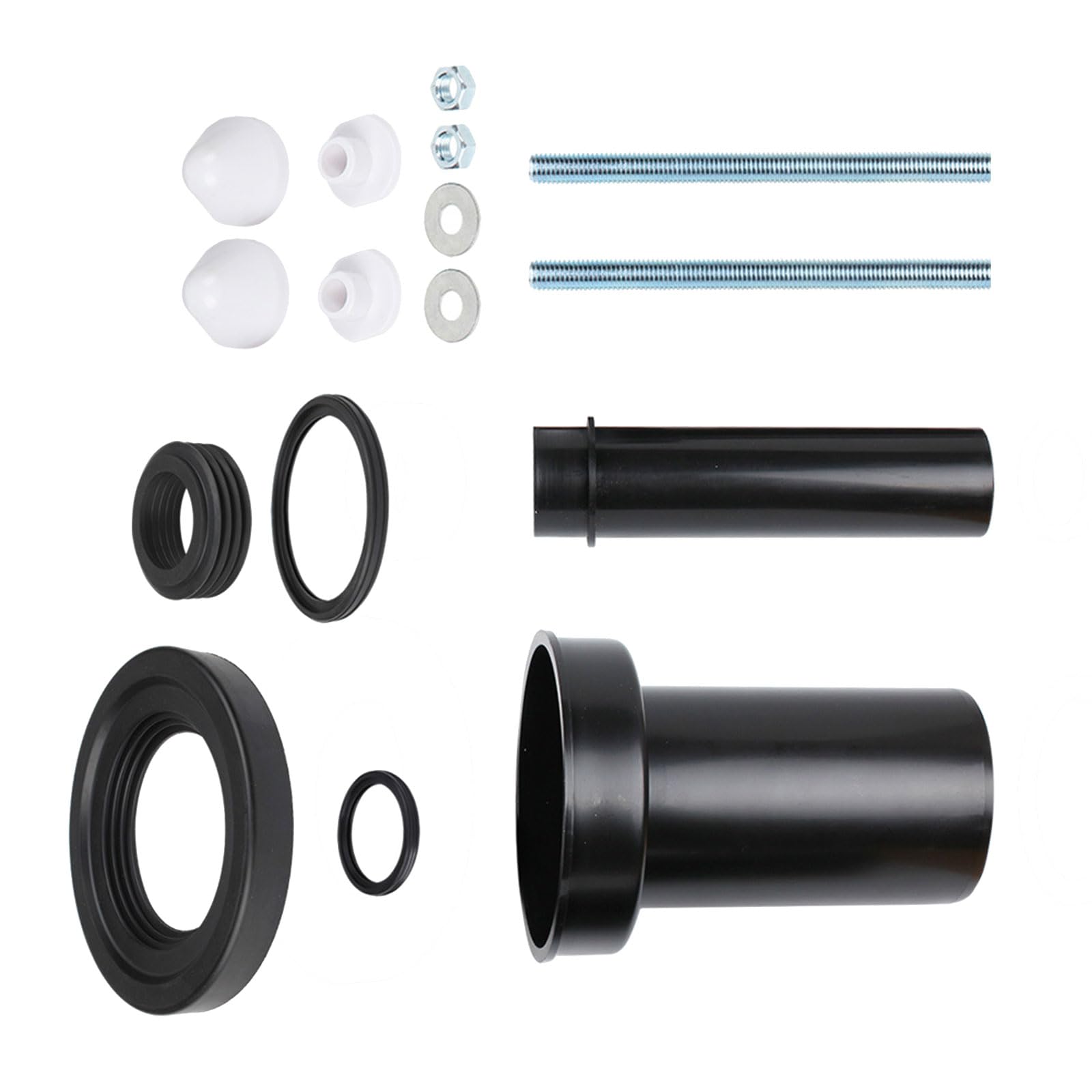 Wall Mounted Toilet Sealing Rings Stable Seal Rings Rubber Seal Rings for Enhances Durability &