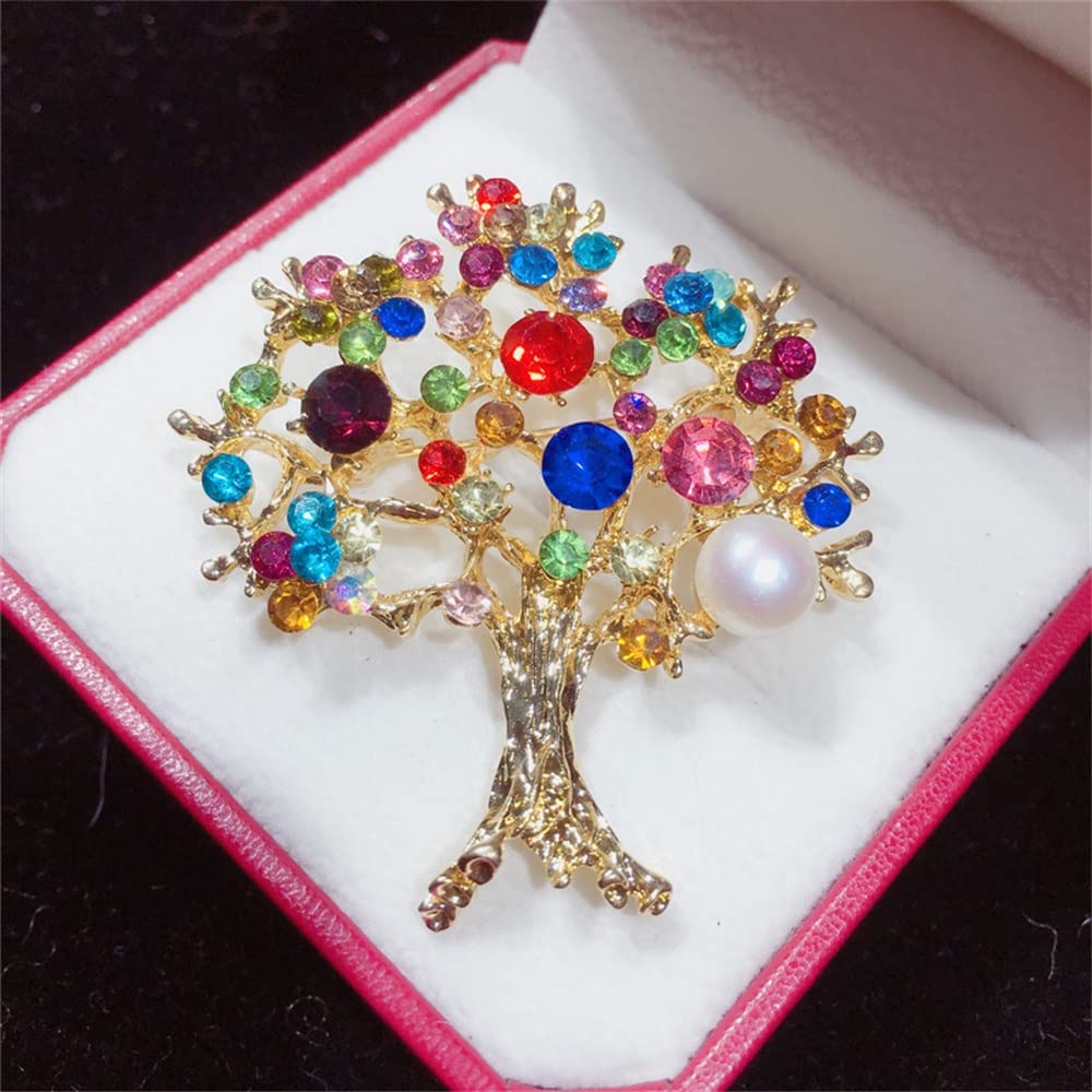 Bunte baumartige Perlenbroschbroschbrosch-Kostümzubehör Brosche brosche Damen Cork Pearl Brosche Perlhaut Corsage Corsage Corsage