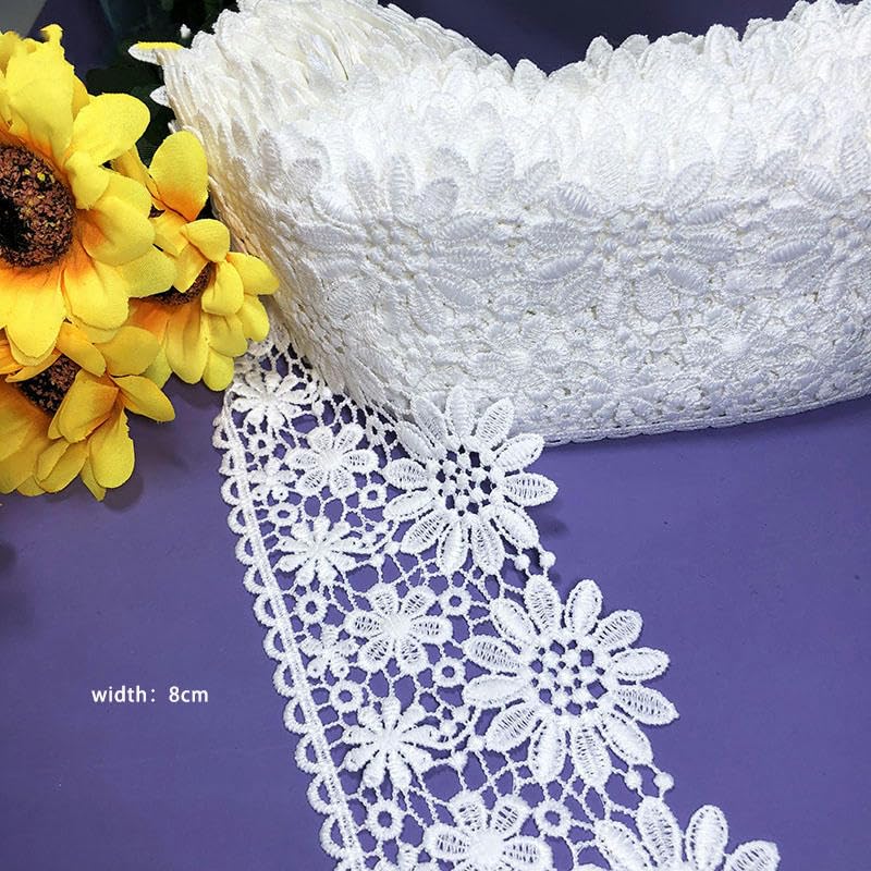 Bordatura In Pizzo Ricamato Solubile In Acqua – Seta Di Latte Vintage, 10 Cm X 5 Metri, Colore Vinaccia