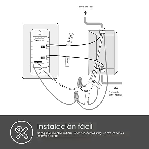 Vista 7 de TP-LINK Smart WiFi Switch Control Iluminación desde cualquier lugar, HS220 Blanco