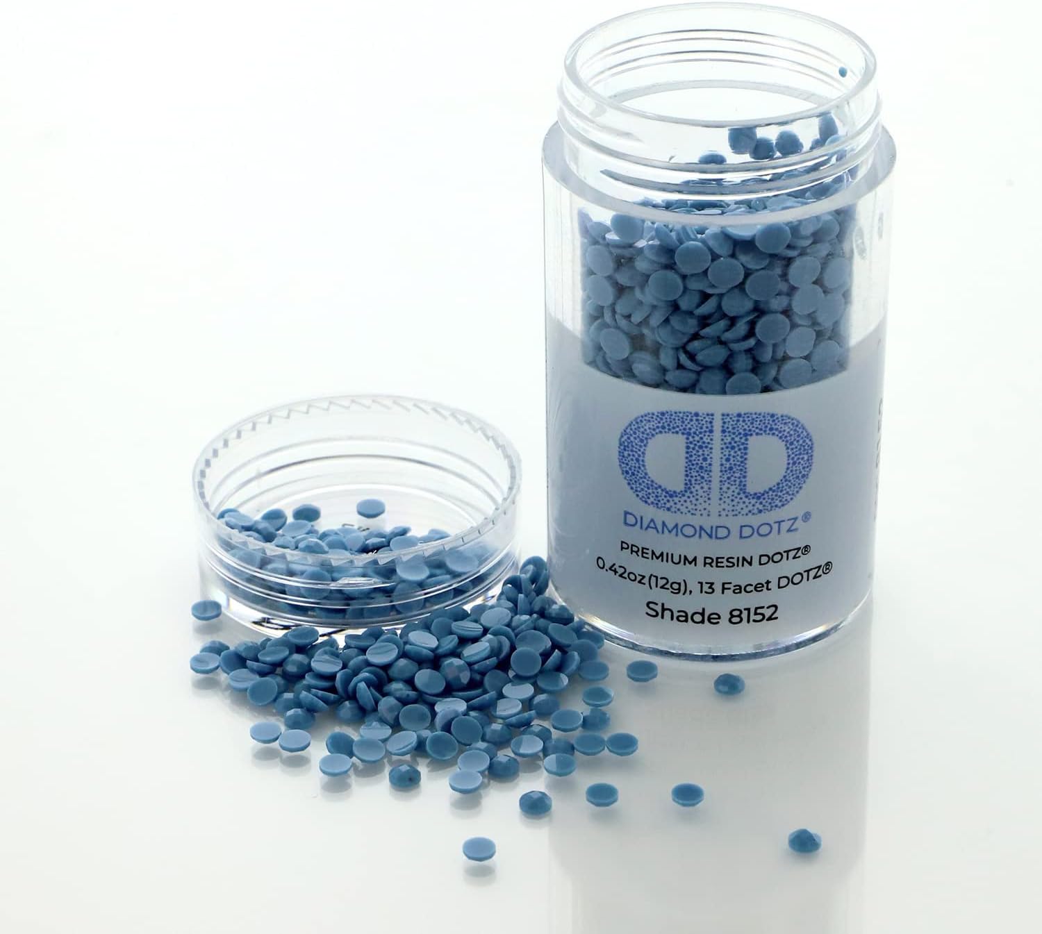 Diamond Dotz 2.8MM 12G Cylinder Oriental Light Blue - Freestyle Diamond Painting Beads, Diamond Art Beads, Replacement Drills, Loose Gems for DIY Crafts and Art Projects