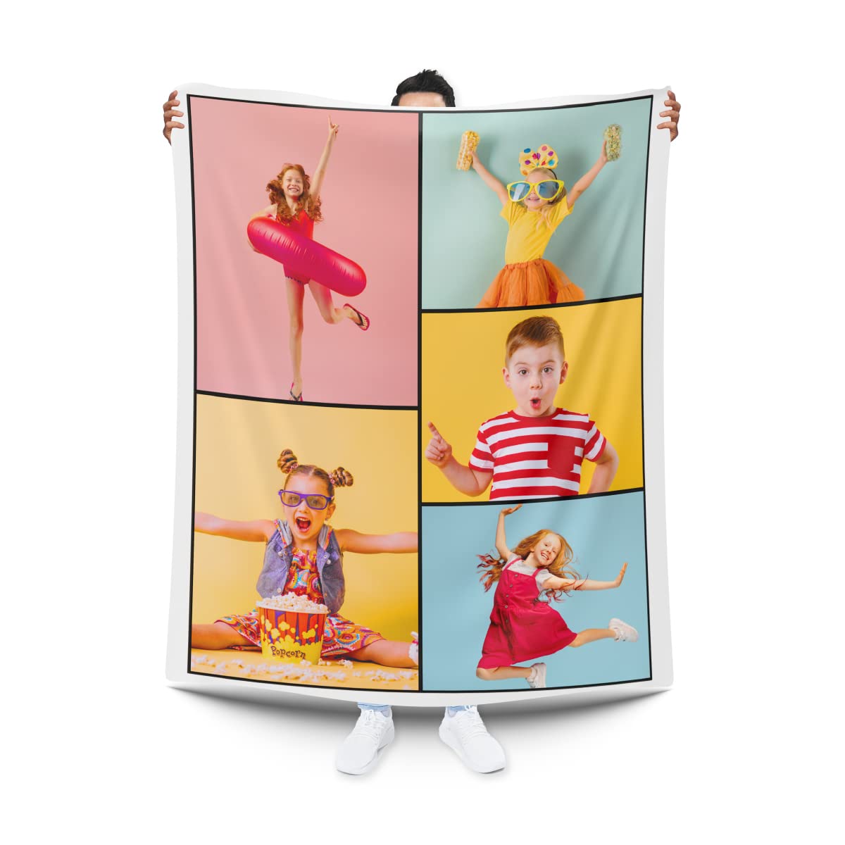 Manta Personalizada con Foto y Texto. Collage de Foto Personalizado |E&B PORRAS