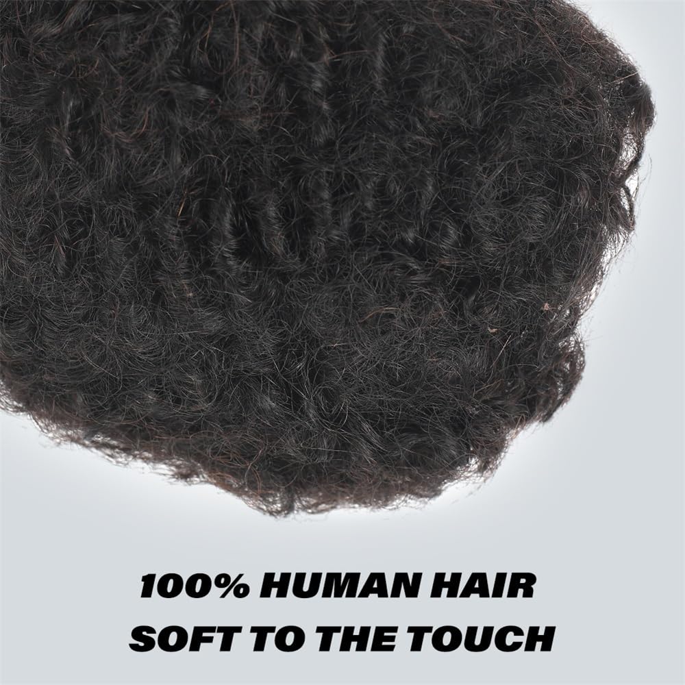 Splatanie włosów Afro Kinkys Ludzkie Włosy Ludzkie Do Przedłużania Daredlocks Naprawa Locs Twist Braiding Kobieta(6inches)