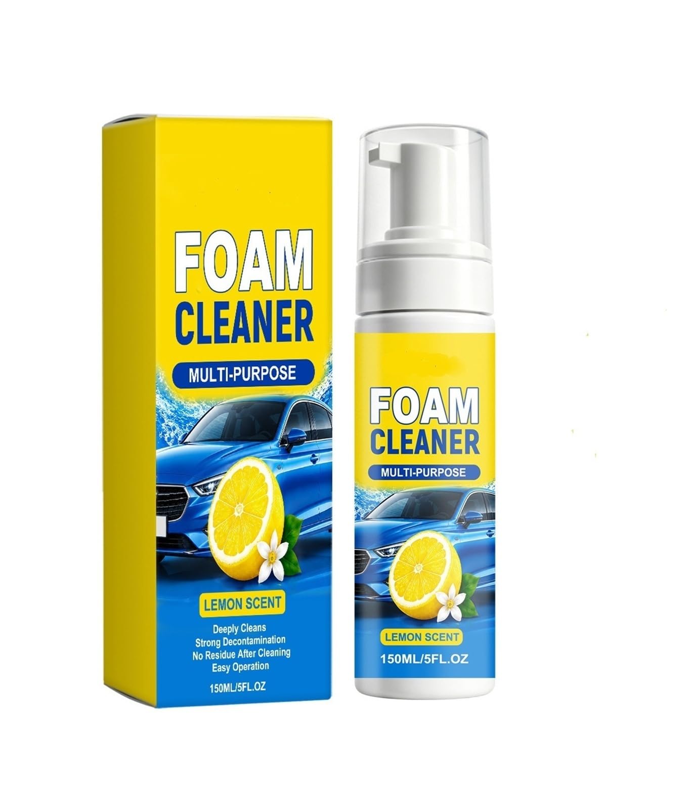 150 ml Mehrzweck-Schaumreiniger for die Auto- und Haushaltspflege(2pcs)