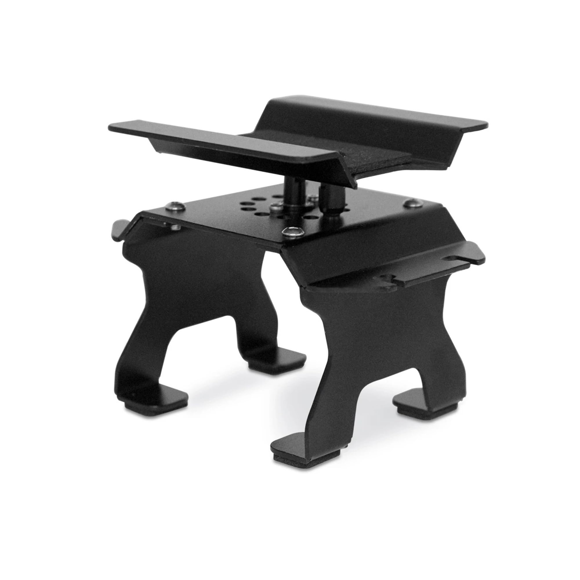 Supporto for auto RC in alluminio con supporto antiurto for cingolati RC 1/24 1/18 1/16 - Design regolabile e durevole(Black)