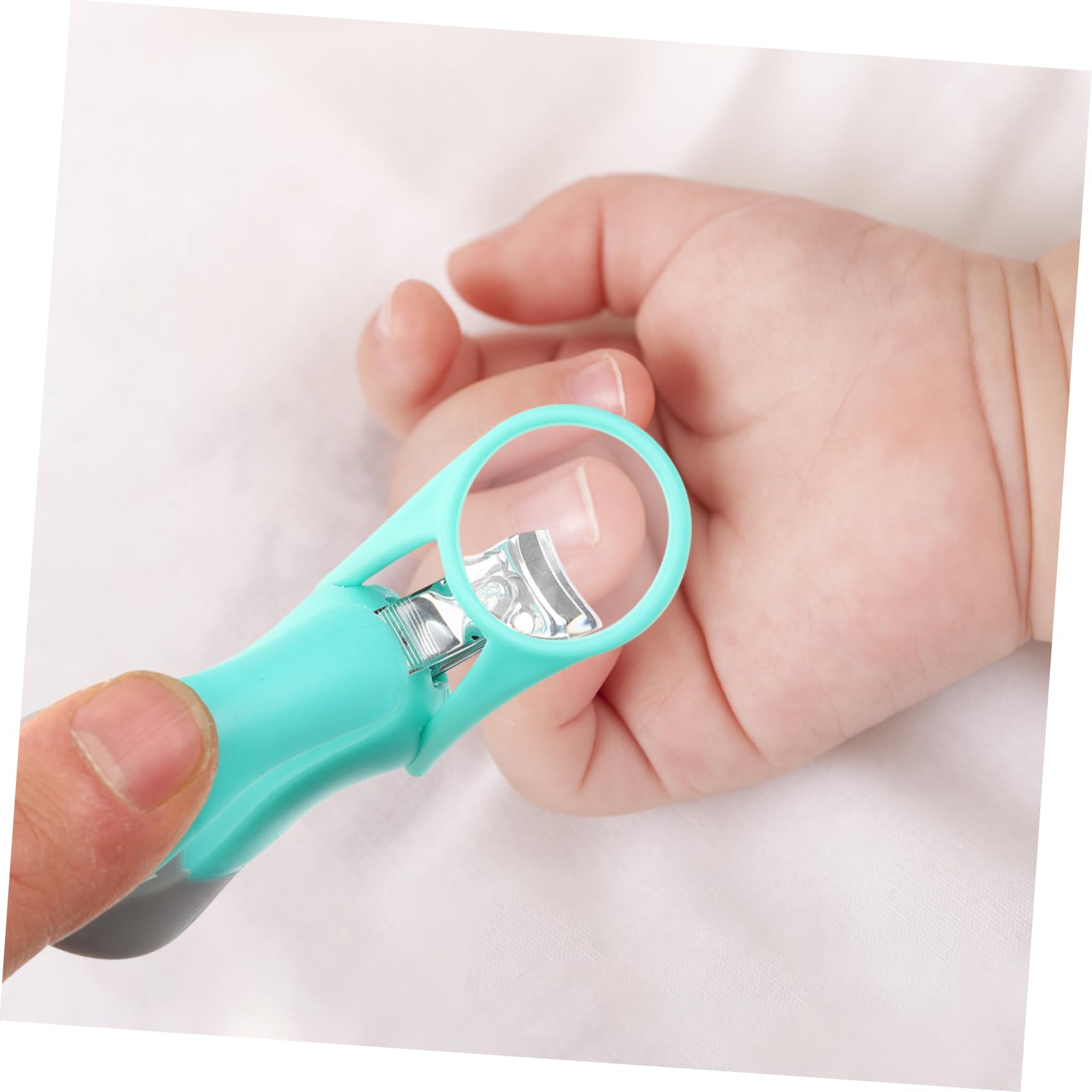 VICASKY 5piezas Cortaúñas Con Lupa Plegable Para Adultos y Diseño Ergonomico y Práctico Para Manicura y Pedicura Para Mayores y Viajes Incluye Lupa Reductora De Estrés Visual